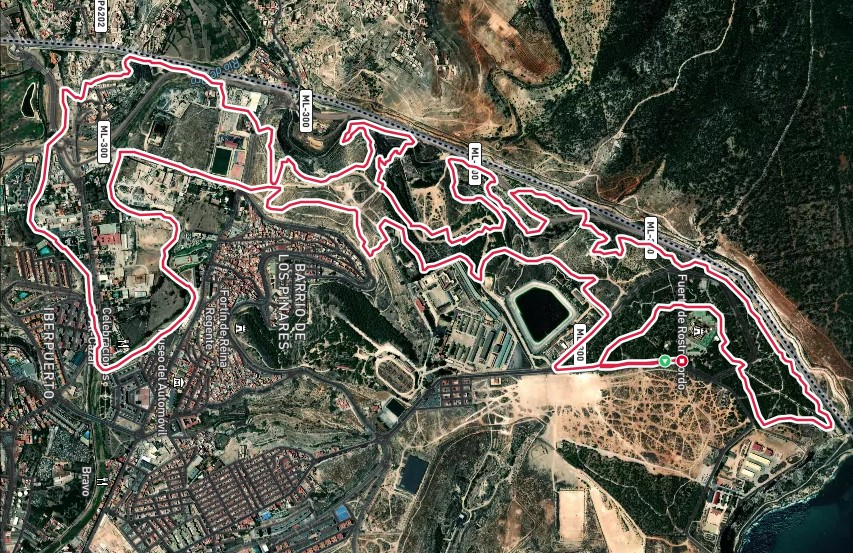 Recorrido VI Trail Running Melilla Sport Capital